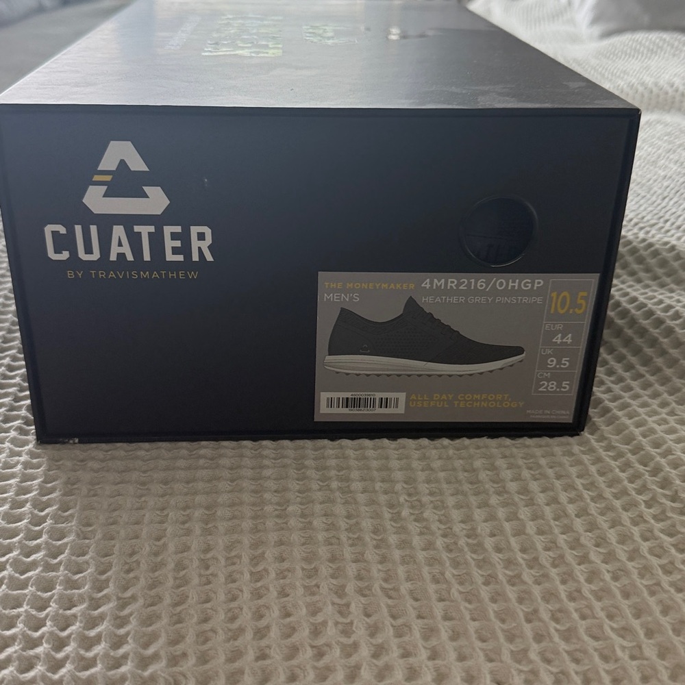 Cuater Heather Grey Pinstripe Sneakers